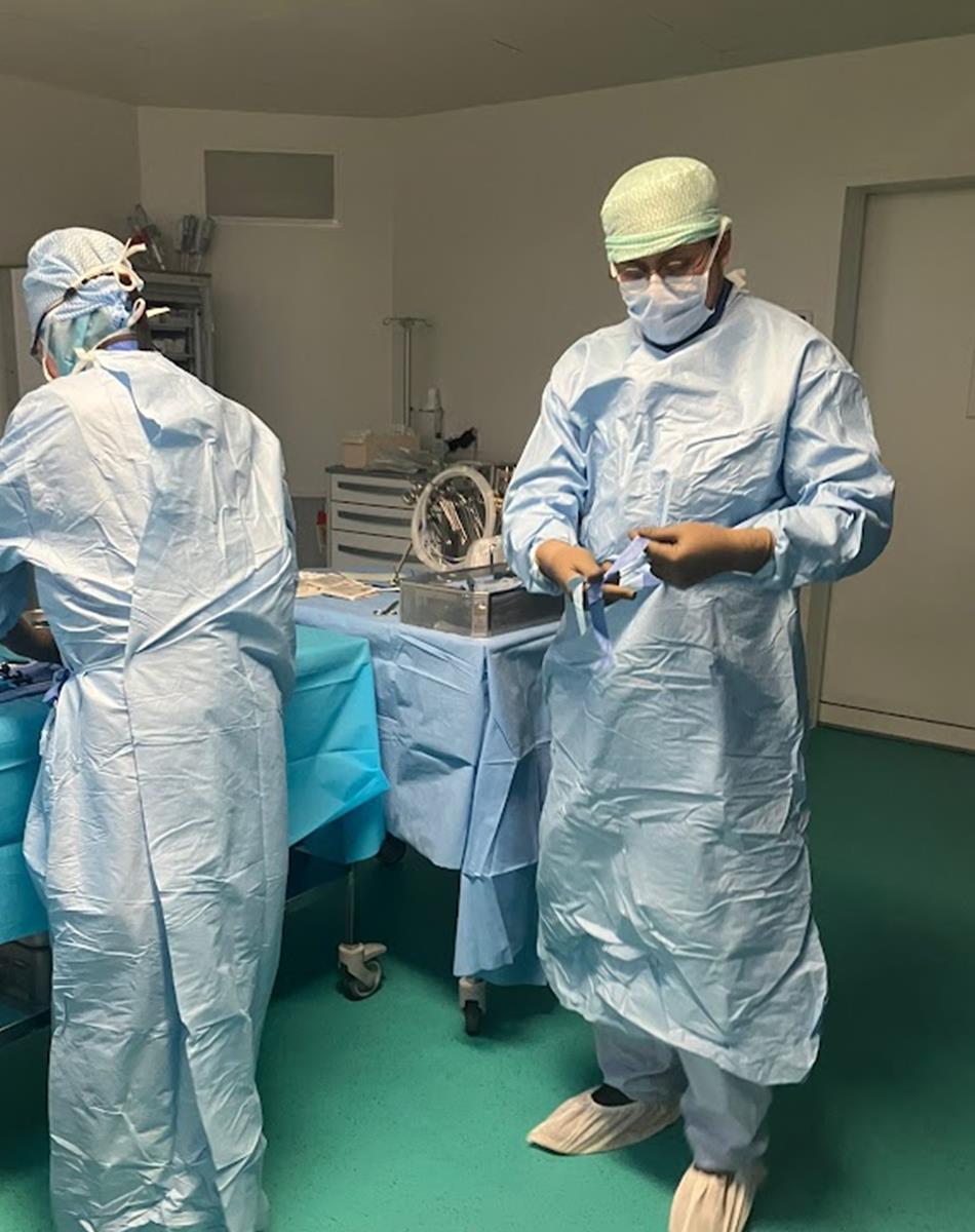 Profesionales sanitarios durante una rotación formativa en Burdeos, Francia